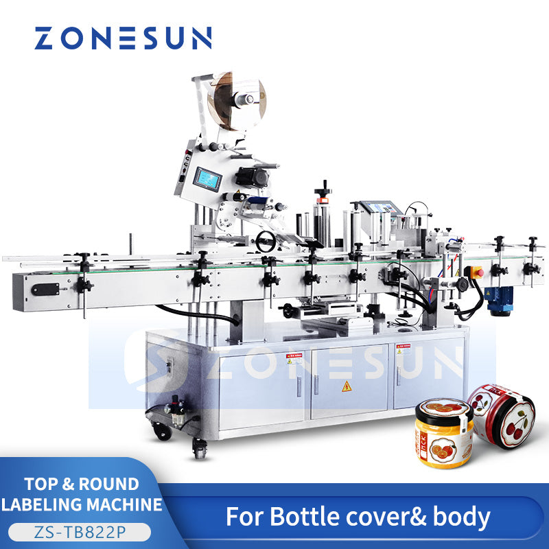 ZONESUN ZS-TB831B Machine d'étiquetage plate automatique