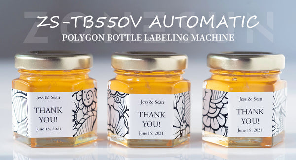 Automatic Hexagonal and Irregular Bottle Labeling Machine