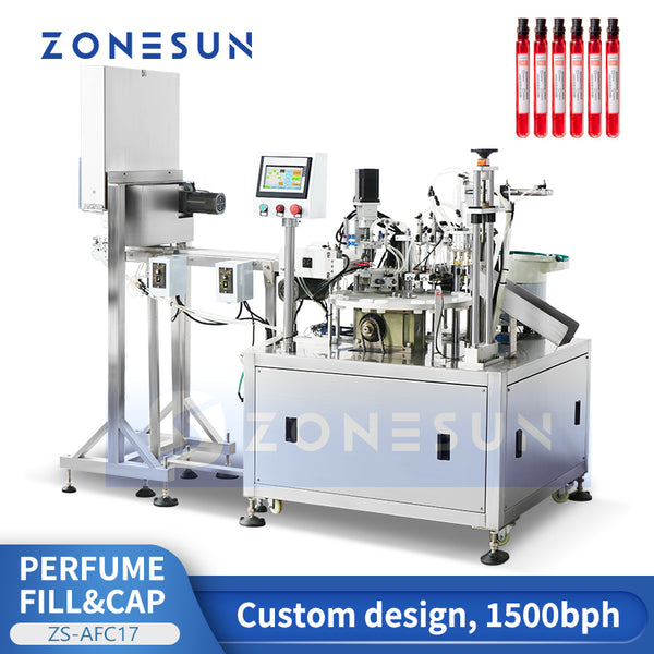 Automatic filling and capping machine