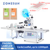 ZONESUN Automatic Card Leaflet Paging Flat Surface Labeling Machine ZS-TB502P