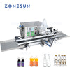 ZONESUN Automatic Desktop CNC Peristaltic Pump Filling Machine With Conveyor ZS-DTPP4W