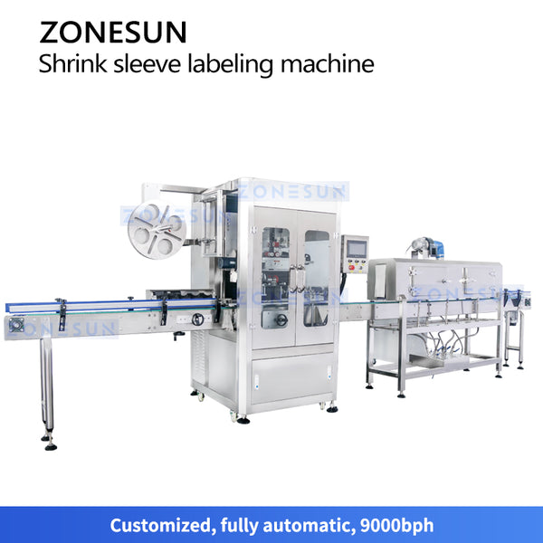 ZONESUN Fully Automatic Shrink Sleeve Labeling System ZS-STB150L