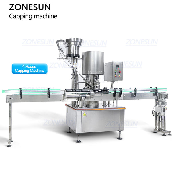 ZONESUN ZS-XG440C Automatic Ropp Aluminum Cap Crimping Capping Machine