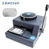 ZONESUN 52 Characters Metal Dog tags embossing machine