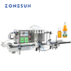 ZONESUN ZS-DTPP4F Desktop 4 Nozzles Automatic Liquid Filling Machine Peristaltic Pump