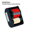 ZONESUN Manual Cartons Date Code Printers Batch Number Rolling Coding Machine