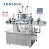 ZONESUN ZS-YTZL4A 4 Heads Vacuum Liquid Filling Machine Enolmatic Gravity Bottle Filler