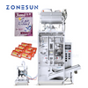 ZONESUN Automatic Double Lane 4 Sides Paste Filling Sealing Machine Servo Motor ZS-FS500Y-2