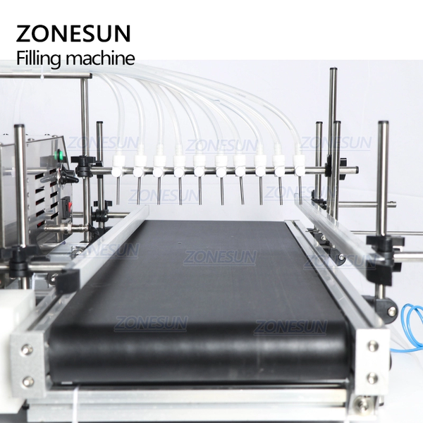 ZONESUN ZS-DTPP10B 10 Head Vaccine Ampoule Pharma Vial Bottle Peristaltic Pump Filling Machine