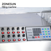 ZONESUN ZS-DTPP10B 10 Head Vaccine Ampoule Pharma Vial Bottle Peristaltic Pump Filling Machine