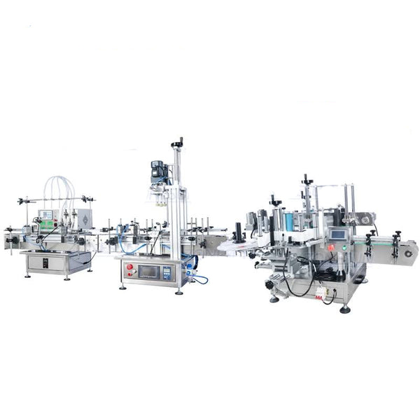 ZONESUN ZS-FAL180C9 Automatic Production Line Square Bottle Filling Capping Labeling Machine