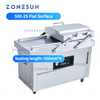 ZONESUN Automatic Double Chamber Vacuum Packaging Machine Food Sealers - DZ-500-2S