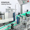 ZONESUN ZS-TB822D Round Bottle Labeling Machine With Top Label Applicator