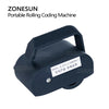 ZONESUN Manual Cartons Date Code Printers Batch Number Rolling Coding Machine