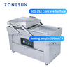 ZONESUN Automatic Double Chamber Vacuum Packaging Machine Food Sealers - DZ-500-2SX