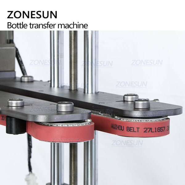 ZONESUN ZS-JP1 Automatic Round Bottle Clamping Transfer Conveyor Work with Printer