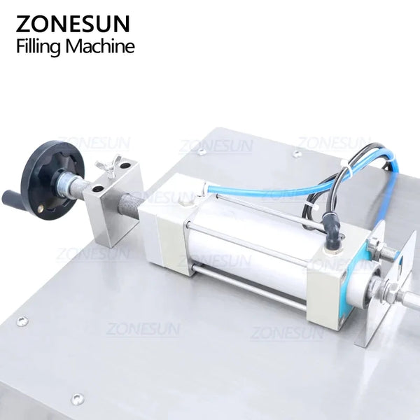 ZONESUN Semi Automatic Piston Pump Nail Polish Paste Filling Machine ZS-GTPP1