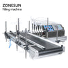 ZONESUN 6 Head Vaccine Ampoule Vial Bottle Peristaltic Pump Filling Machine With Conveyor Belt