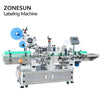 ZONESUN ZS-TB822D Round Bottle Labeling Machine With Top Label Applicator