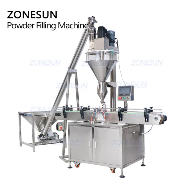 ZONESUN ZS-FM2A Automatic Powder Filling Machine With Feeder