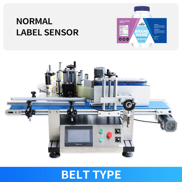 ZONESUN ZS-TB150 Automatic Round Bottle Labeling Machine - Belt / Normal Label / 110V - Belt / Normal Label / 220V