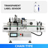 ZONESUN ZS-TB150 Automatic Round Bottle Labeling Machine - Chain / Transparents Label / 110V - Chain / Transparents Label / 220V