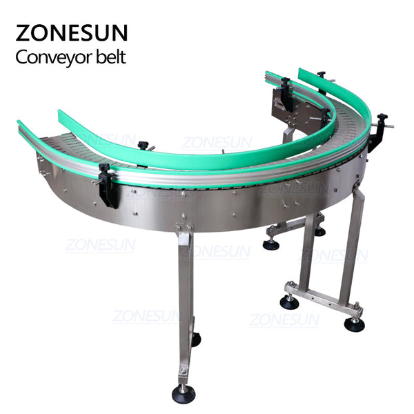 ZONESUN ZS-CBU150 Custom U Shape Chain Conveyor Belt For Production Line