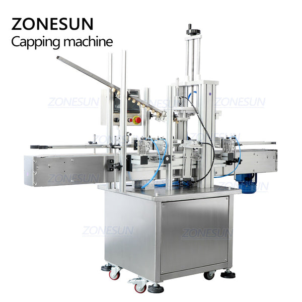 ZONESUN ZS-XG16D1 Custom Automatic Wooden Cork Cap Pressing Machine With Cap Feeder