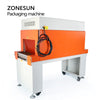 ZONESUN ZS-BSP4525 Automatic Shrink Film Wrapping Machine PVC Film Shrinking Packing Machine