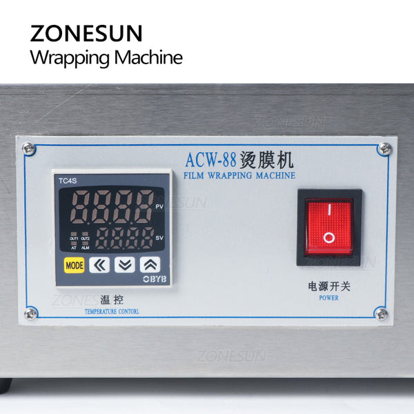 ZONESUN ZS-ACW88 Manual Cellophane Wrapping Packaing Machine BOPP