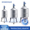 ZONESUN 100L Mixing Tank With Agitator Stirring Blending Vessel Emulsifier ZS-MB100L