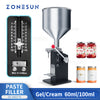 ZONESUN Manual Paste Filling Machine Stainless Steel ZS-MGT1S