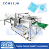 ZONESUN Alcohol Pre Pads Packaging Machine ZS-ZMJ1