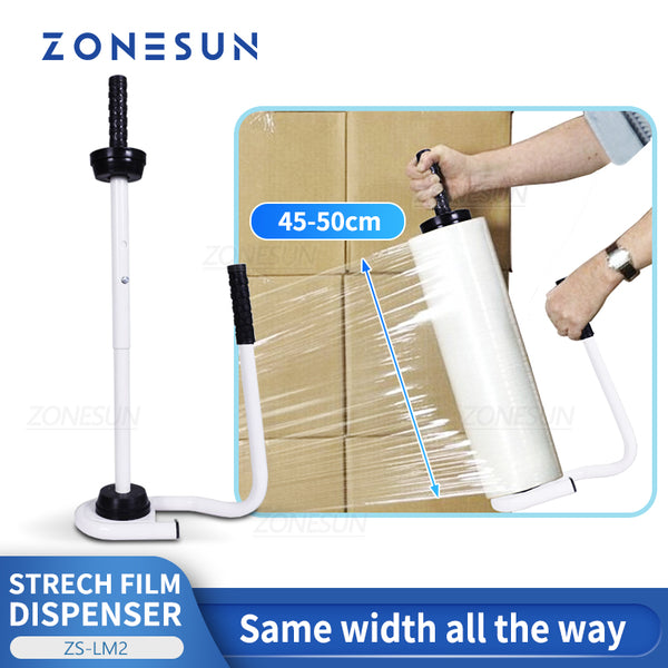 ZONESUN Strech Film Dispenser Wrapping Tool Pallet Packaging Bundler ZS-LM2