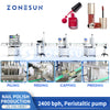 Zonesun ZS-FAL180R7 Nail Polish Bottling and Capping Line