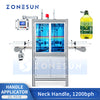 ZONESUN Bottle Handle Inserting Machine Oil Bottle Handle Applicator ZS-YG18