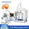 ZONESUN ZS-VGPJ1 Pneumatic Psaste Scrub Cream Filling Machine | Hydraulic Press