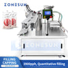 Zonesun ZS-ZLFC2 Monoblock Automatic Spout Pouch Filling and Capping Machine