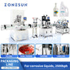 Zonesun ZS-FAL180F6 Chemical Products  Anti-corrosion Filling Production Line