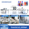 ZONESUN ZS-STB150R Automatic Magnetic Pump Liquid Filling Capping Sleeve Lableling Shrinking Production Line