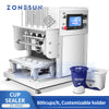 Zonesun ZS-FK4D Semi Automatic Cup Sealing Machine Yogurt Cup Sealer