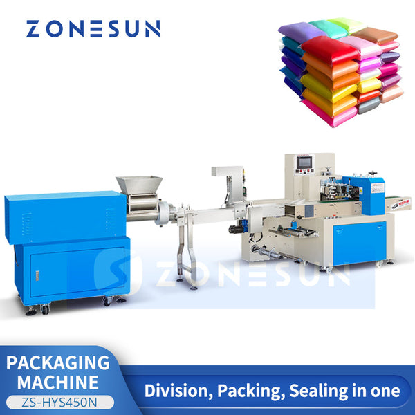 ZONESUN ZS-HYS450N Automatic Plasticine Feeding Cutting Sealing Machine