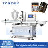 ZONESUN Automatic Rotor Pump Peanut Butter Chili Sauce Filling Machine ZS-VTRP1D