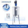 ZONESUN 100L Mixing Tank With Agitator Stirring Blending Vessel Emulsifier ZS-MB100L