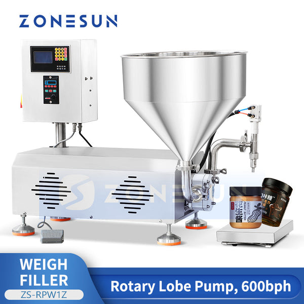 Zonesun ZS-RPW1Z Tabletop Paste Weighing and Filling Machine