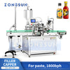 ZONESUN Automatic Thick Liquid Filling and Capping Machine Monoblock Filler Capper ZS-AFC34