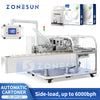 ZONESUN Automatic Cartoner Carton Folder Gluer Folding Gluing Machine ZS-ZH120 Cartoning Machine