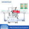 ZONESUN ZS-SL25 Square Flat Bottle Wrap-around One Circle Labeling Machine