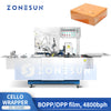 ZONESUN ZS-TD280 Automatic BOPP OPP Film Cellophane Wrapping Machine