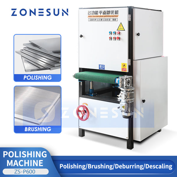 ZONESUN Stainless Steel Metal Polishing Machine Metal Buffer Polisher ZS-P600